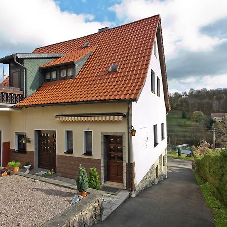 Lovely Holiday Home In The Thuringian Forest With Roof Terrace And Great View Бад Либенщайн Екстериор снимка