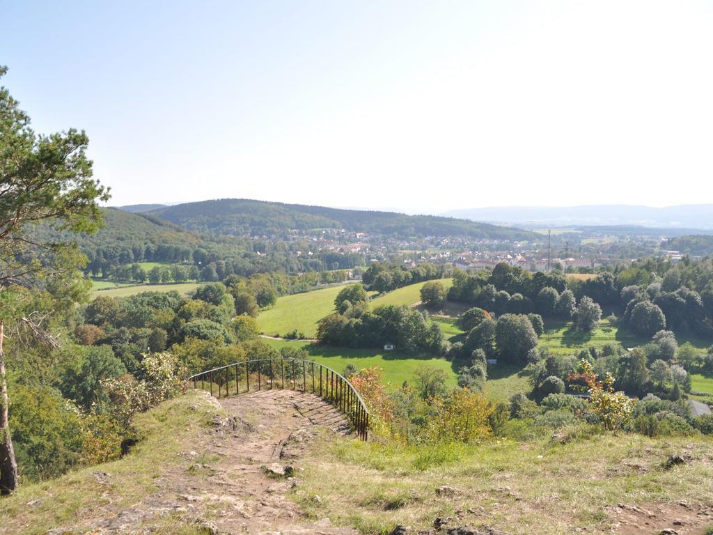 Lovely Holiday Home In The Thuringian Forest With Roof Terrace And Great View Бад Либенщайн Екстериор снимка